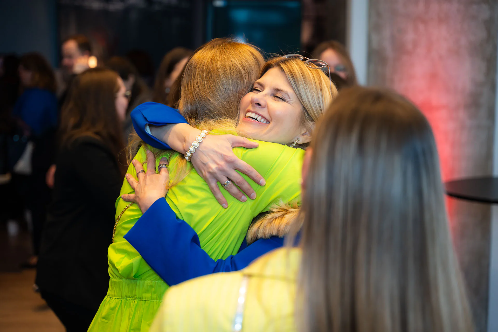 Herzliche Begrüßung beim Fondsfrauen-Event