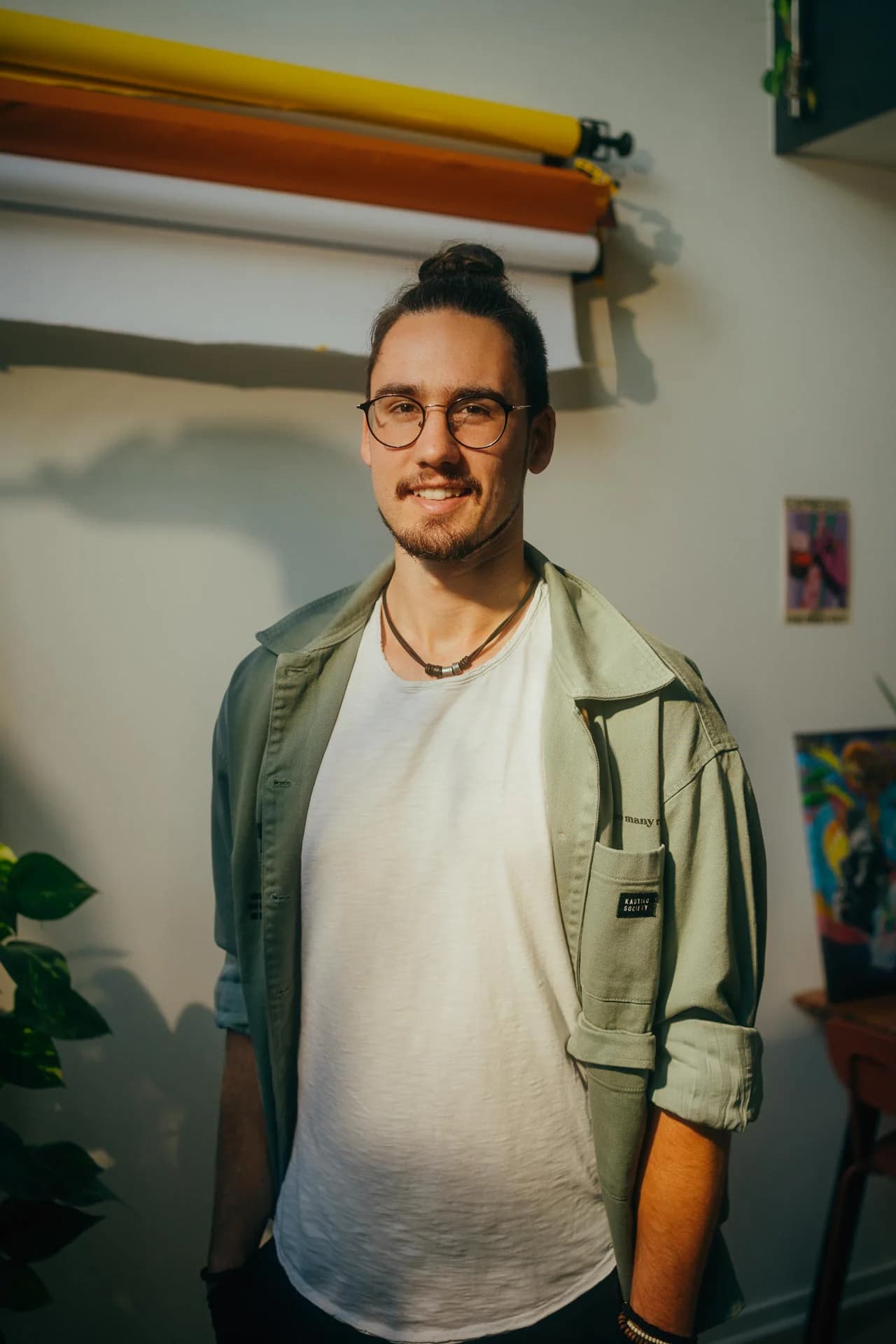Toni Hofmann in seinem Leipziger Studio