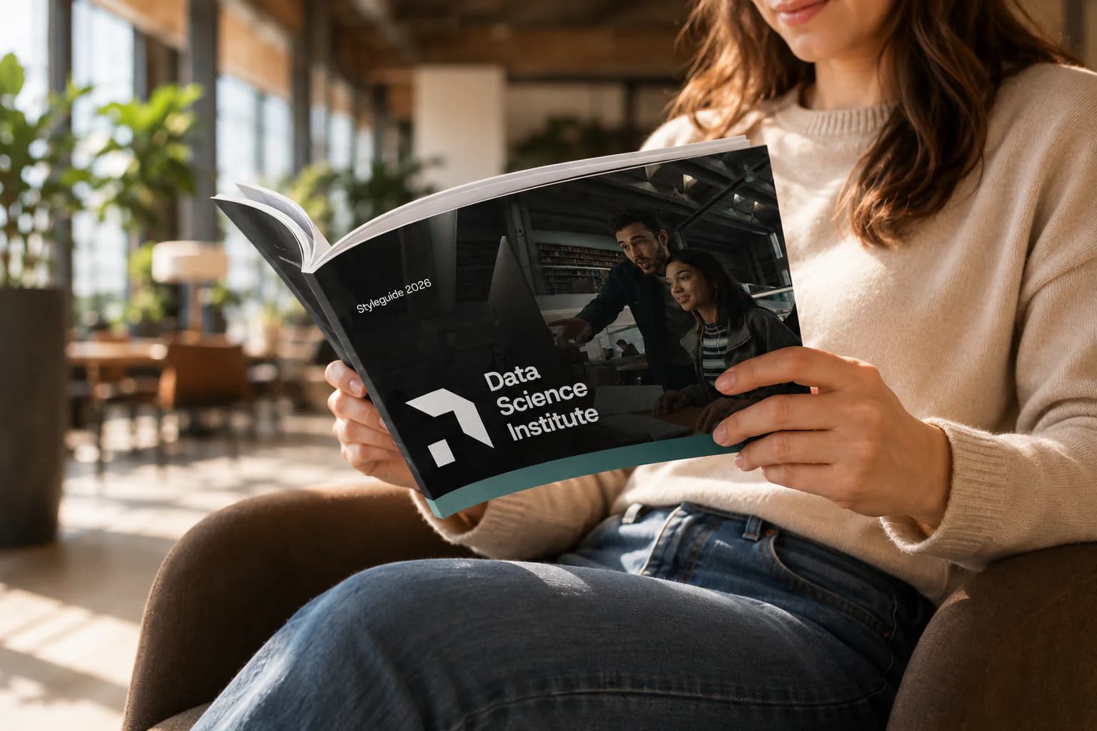 Titelseite des Styleguides für das Data Science Institute